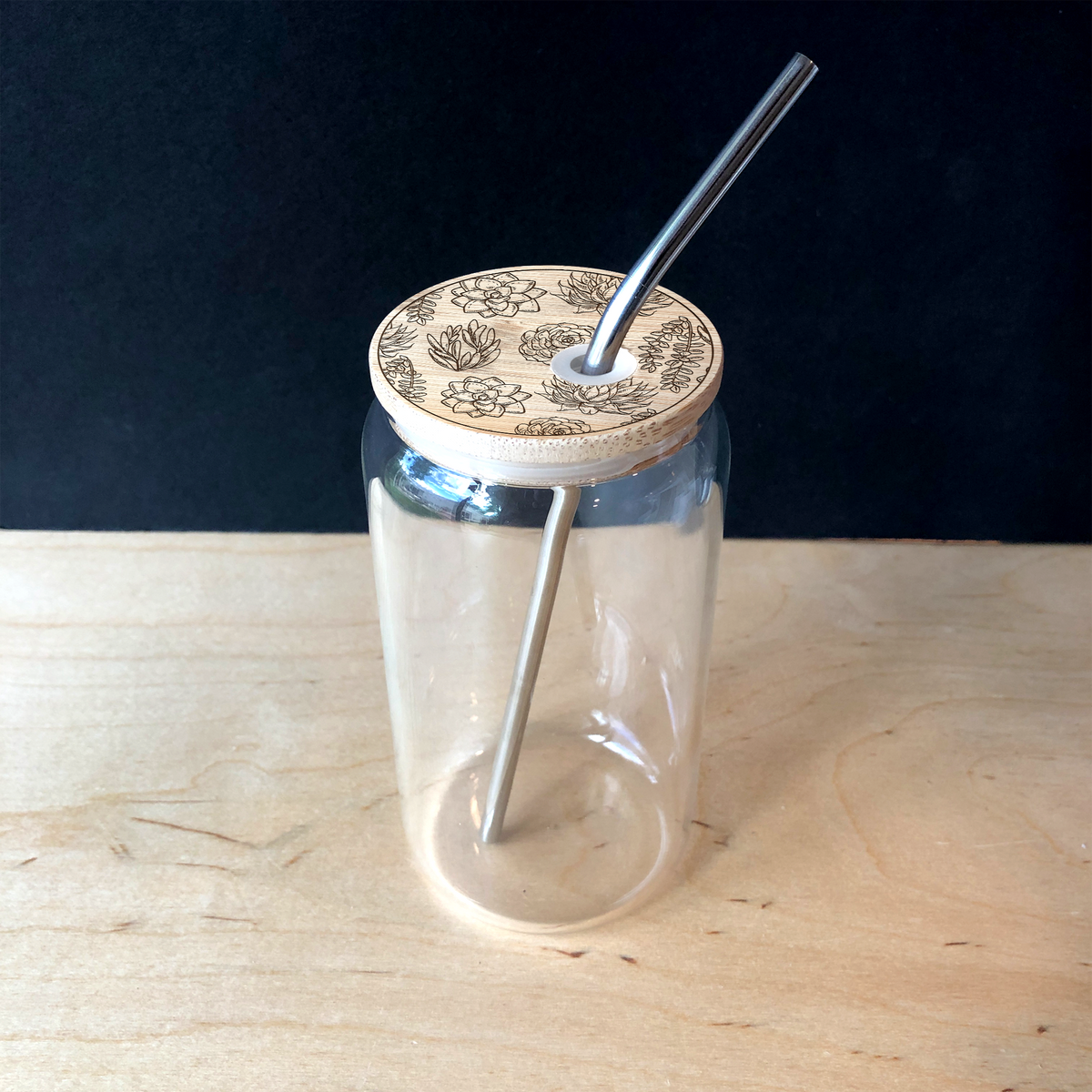succulents glass jar Succulents Drinking Jar – So Very Lovely